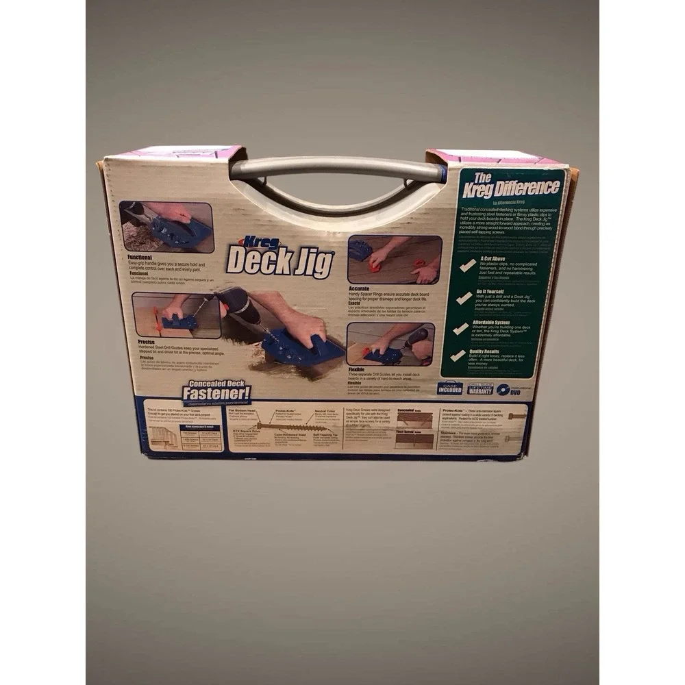 Kreg Deck Jig‎ Kit Concealed Fastening System with Instructional Video NEW